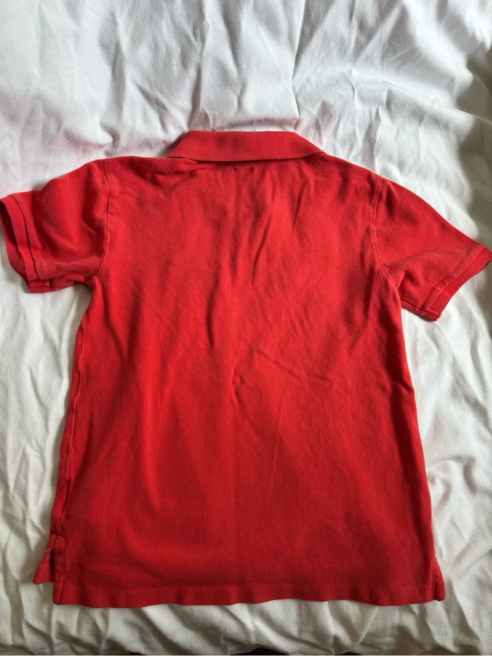 Ralph Lauren Boys' Red Polo Shirt with Yellow Pony MEDIUM 10-12
